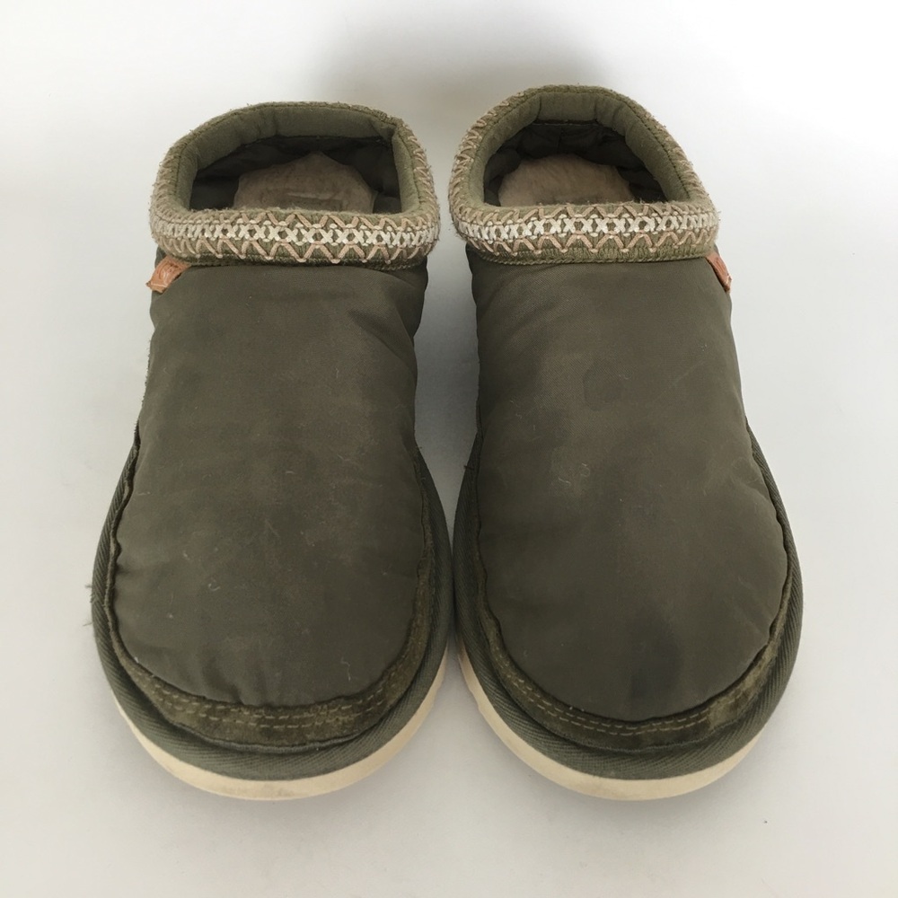 UGG Tasman Military Green Nylon Slipper Shoe Men’s Size 11 - Picture 4 of 13